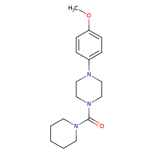 1-(4-methoxyphenyl)-4-(piperidine-1-carbonyl)piperazine