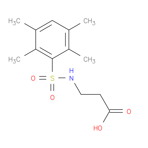3-((2，3，5，6-Tetramethylphenyl)Sulfonamido)Propanoic Acid