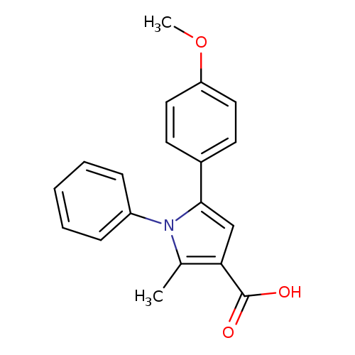 5-(4-methoxyphenyl)-2-methyl-1-phenyl-1H-pyrrole-3-carboxylic acid