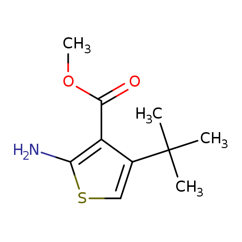 methyl2-amino-4-tert-butylthiophene-3-carboxylate