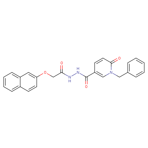 N'-(1-benzyl-6-oxo-1,6-dihydropyridine-3-carbonyl)-2-(naphthalen-2-yloxy)acetohydrazide