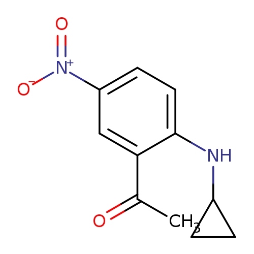 1-[2-(Cyclopropylamino)-5-nitrophenyl]ethanone