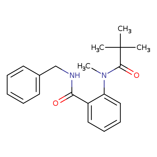 N-benzyl-2-[(2,2-dimethylpropanoyl)(methyl)amino]benzamide