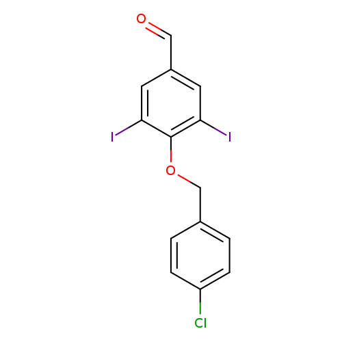 4-[(4-chlorobenzyl)oxy]-3,5-diiodobenzaldehyde