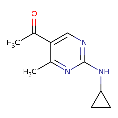 1-[2-(Cyclopropylamino)-4-methylpyrimidin-5-yl]ethanone