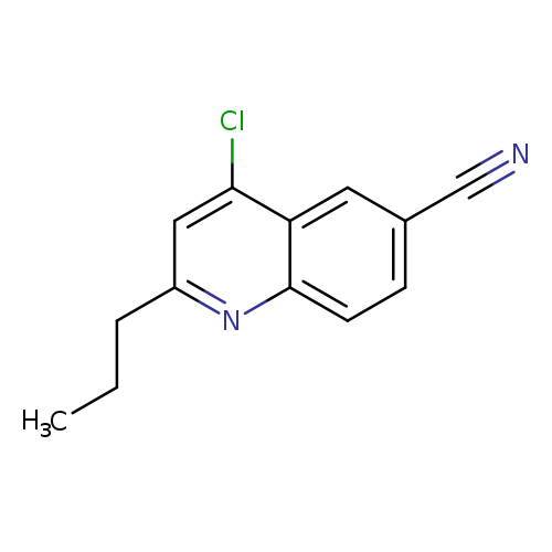 4-Chloro-2-propyl-6-quinolinecarbonitrile