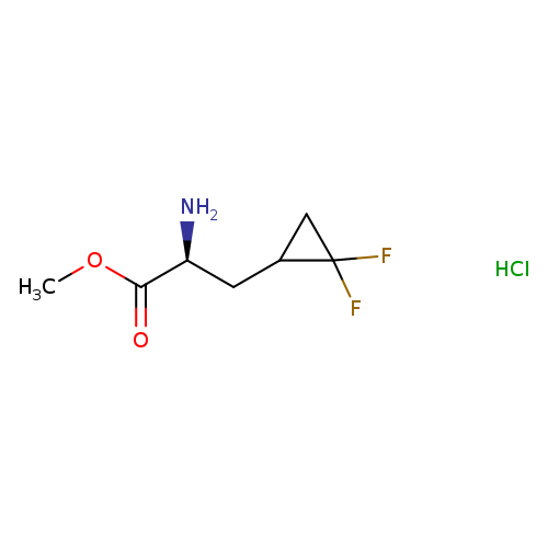 methyl (2S)-2-amino-3-(2,2-difluorocyclopropyl)propanoate hydrochloride
