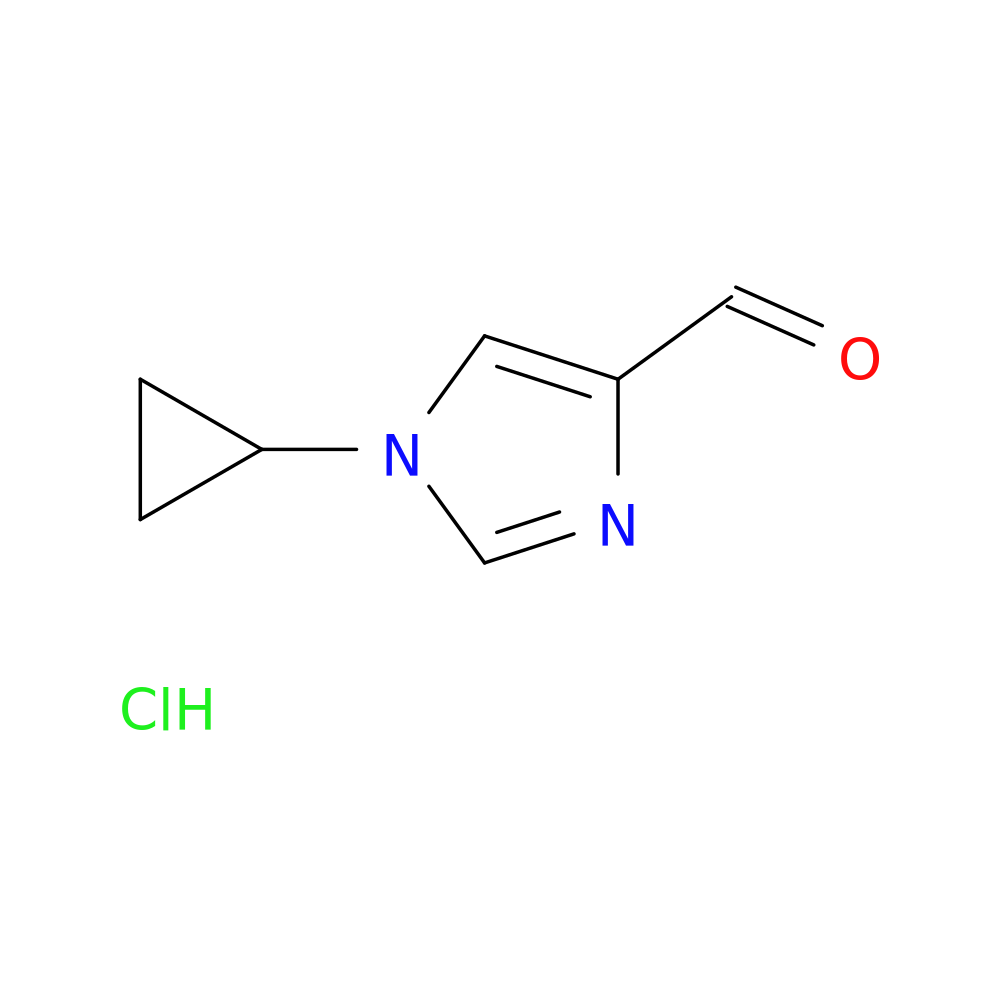 1-Cyclopropyl-1H-imidazole-4-carbaldehyde hydrochloride