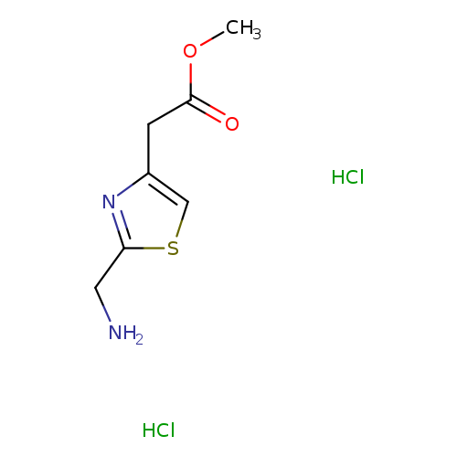 methyl 2-[2-(aminomethyl)-1,3-thiazol-4-yl]acetate dihydrochloride