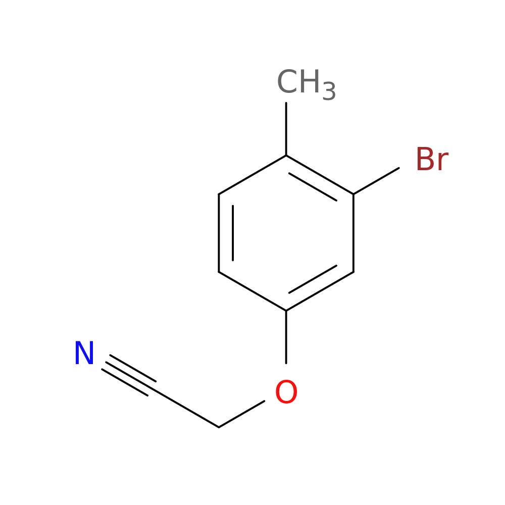 2-(3-Bromo-4-methylphenoxy)acetonitrile