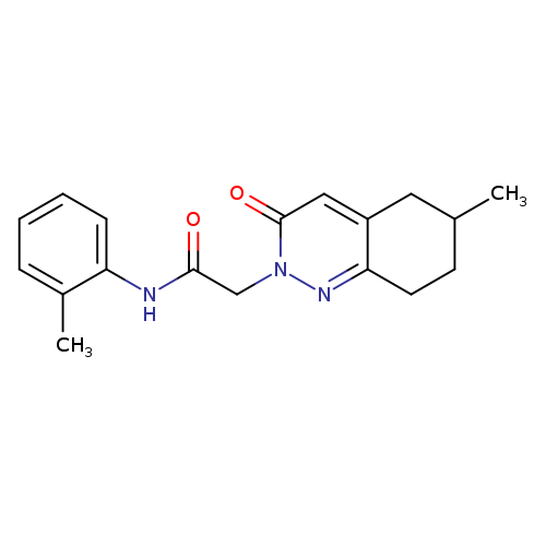 2-(6-methyl-3-oxo-2,3,5,6,7,8-hexahydrocinnolin-2-yl)-N-(2-methylphenyl)acetamide