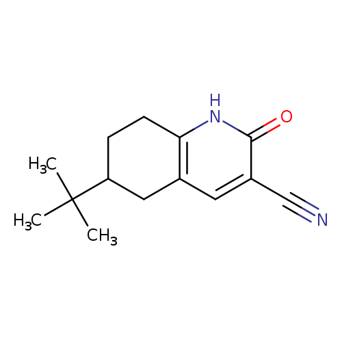 6-tert-butyl-2-oxo-1,2,5,6,7,8-hexahydroquinoline-3-carbonitrile
