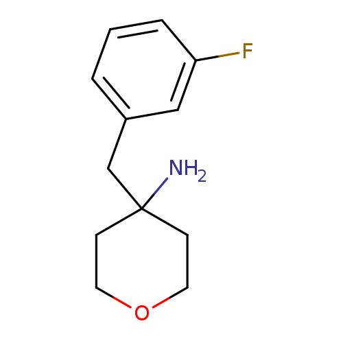 4-(3-Fluorobenzyl)tetrahydro-2H-pyran-4-amine