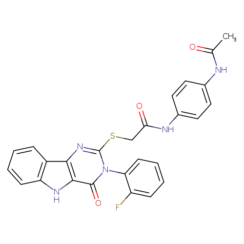 N-(4-acetamidophenyl)-2-{[3-(2-fluorophenyl)-4-oxo-3H,4H,5H-pyrimido[5,4-b]indol-2-yl]sulfanyl}acetamide