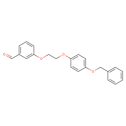 3-(2-(4-(Benzyloxy)phenoxy)ethoxy)benzaldehyde