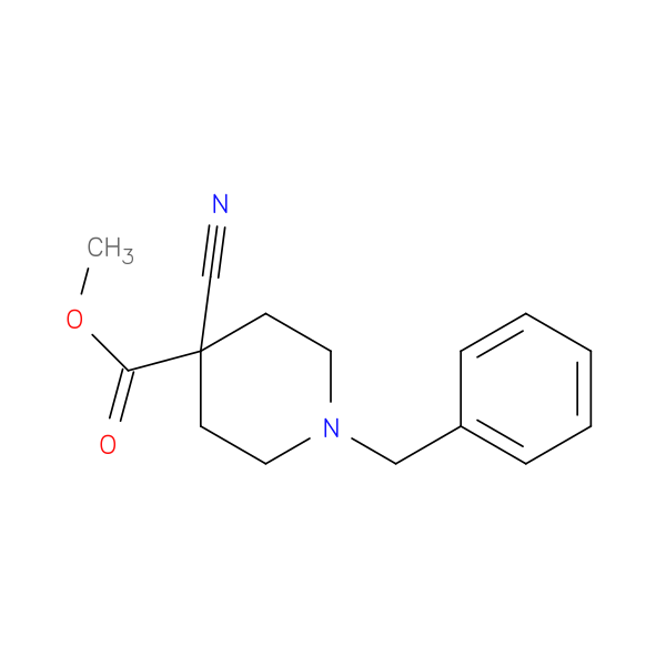 Methyl 1-benzyl-4-cyanopiperidine-4-carboxylate