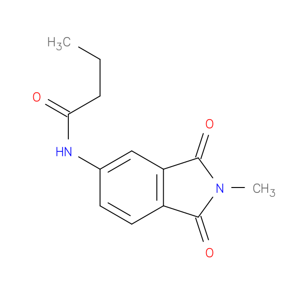 N-(2-methyl-1,3-dioxo-2,3-dihydro-1H-isoindol-5-yl)butanamide