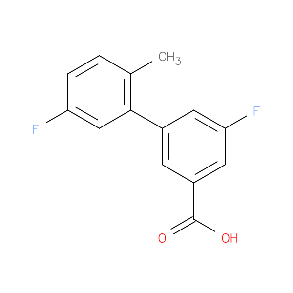 5-Fluoro-3-(5-fluoro-2-methylphenyl)benzoic acid