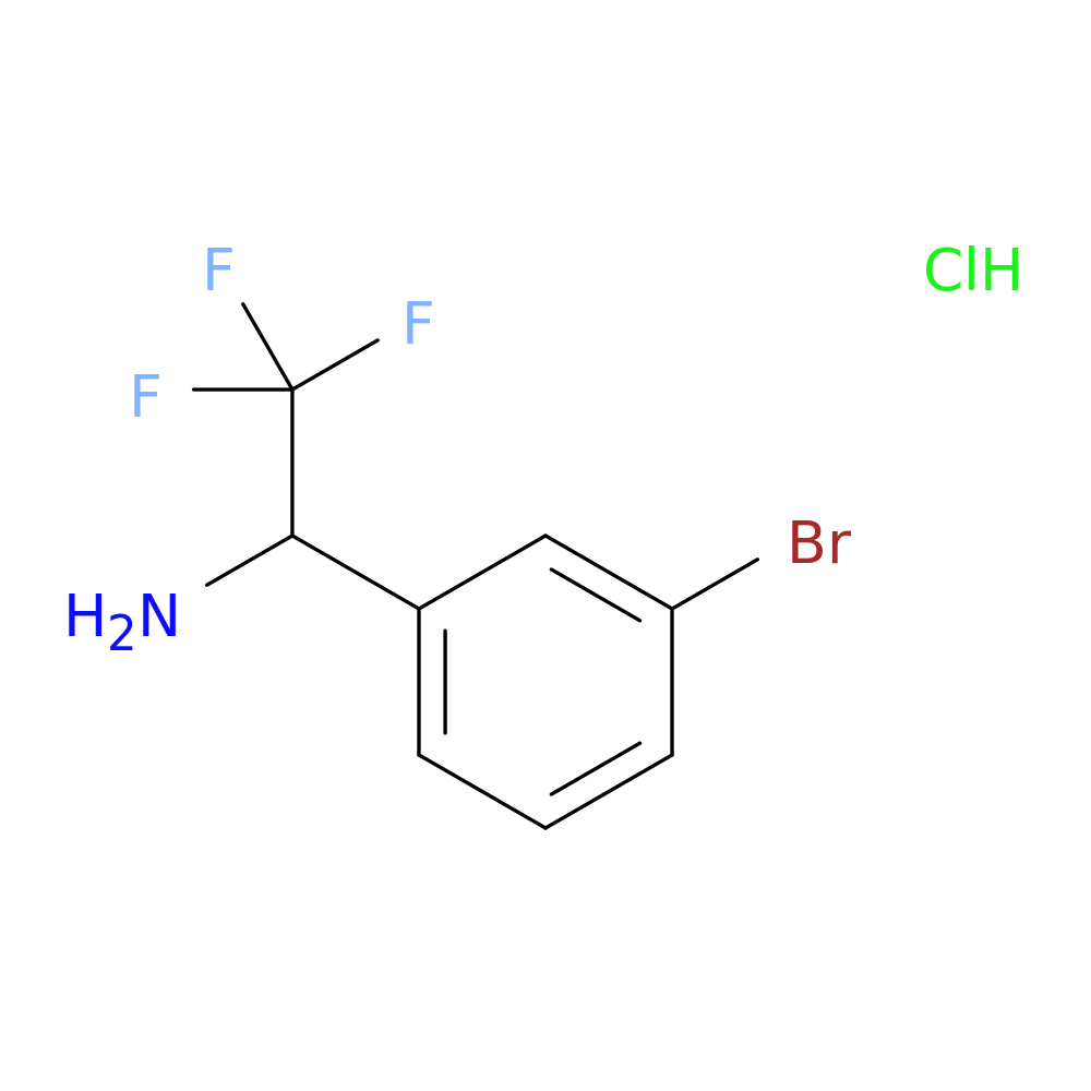1-(3-Bromo-phenyl)-2,2,2-trifluoro-ethylamine hydrochloride