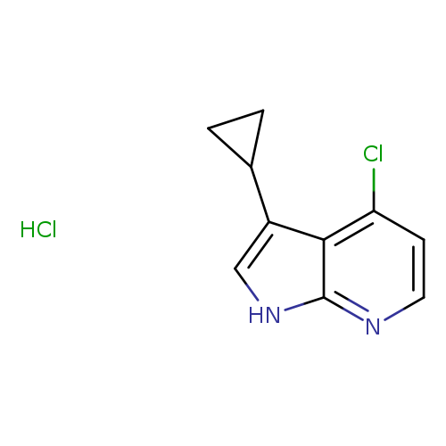 4-chloro-3-cyclopropyl-1H-pyrrolo[2,3-b]pyridinehydrochloride