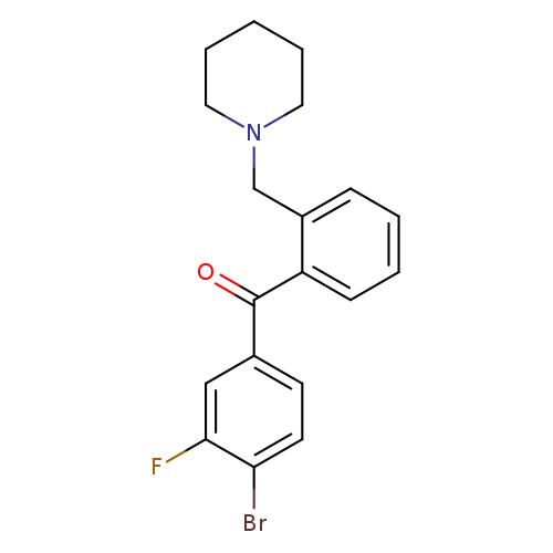4'-Bromo-3'-fluoro-2-piperidinomethyl benzophenone