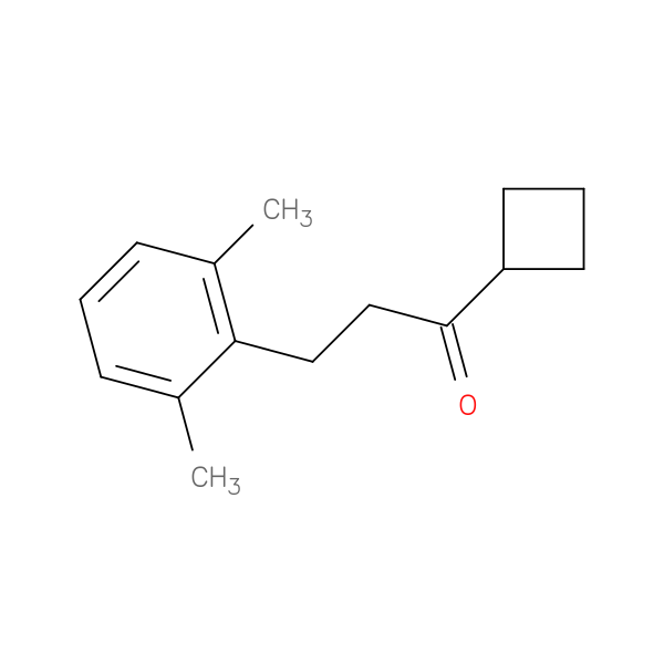 Cyclobutyl 2-(2,6-dimethylphenyl)ethyl ketone