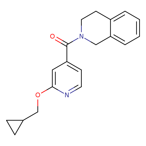 2-[2-(cyclopropylmethoxy)pyridine-4-carbonyl]-1,2,3,4-tetrahydroisoquinoline