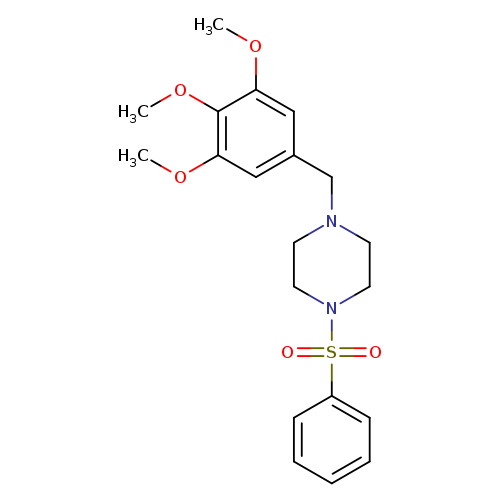 1-(phenylsulfonyl)-4-(3,4,5-trimethoxybenzyl)piperazine