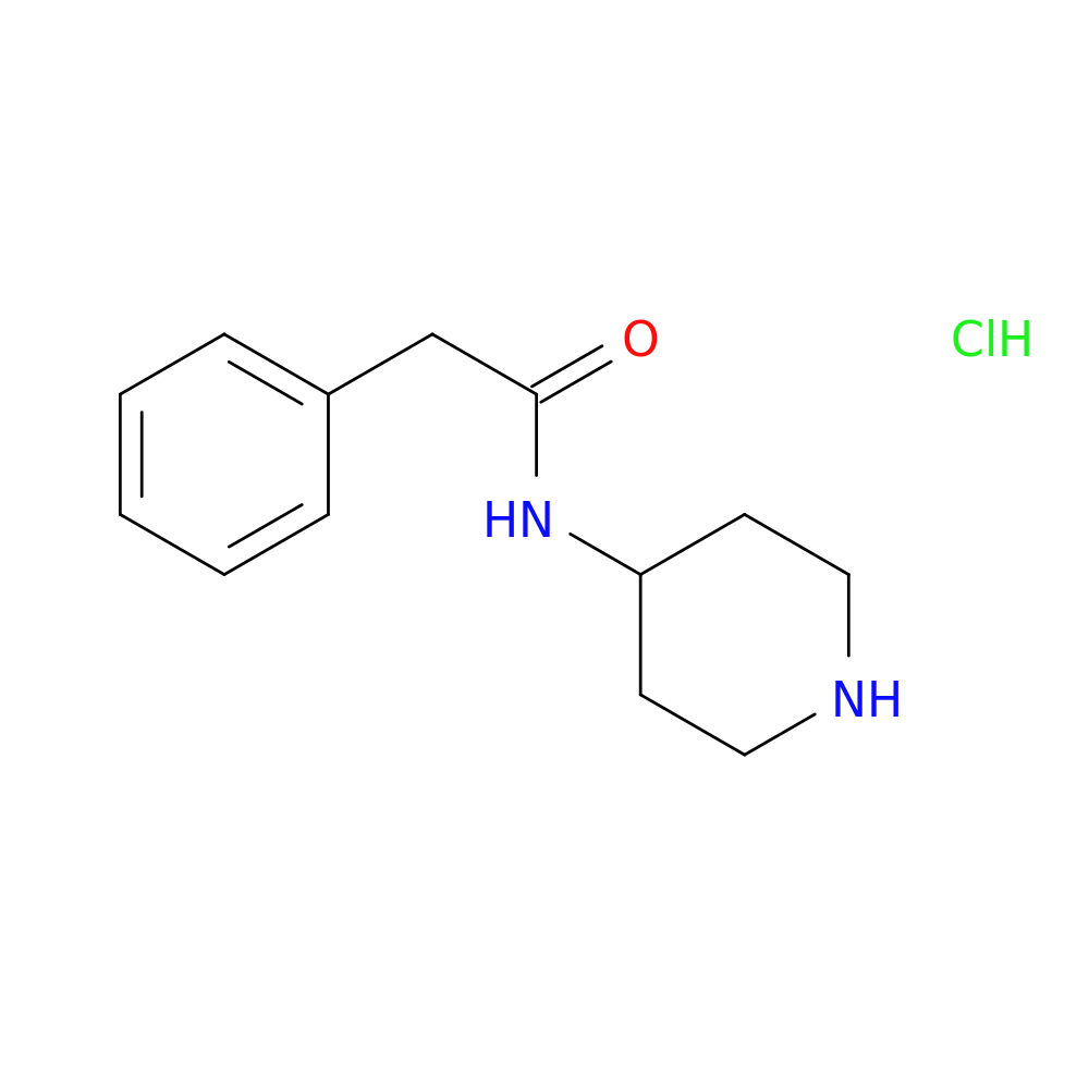 2-phenyl-N-(piperidin-4-yl)acetamide hydrochloride