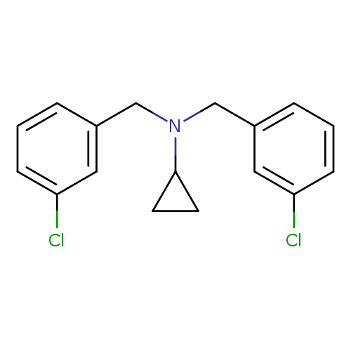 Bis-(3-chloro-benzyl)-cyclopropyl-aMine