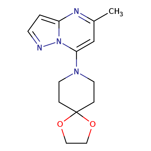 8-{5-methylpyrazolo[1,5-a]pyrimidin-7-yl}-1,4-dioxa-8-azaspiro[4.5]decane
