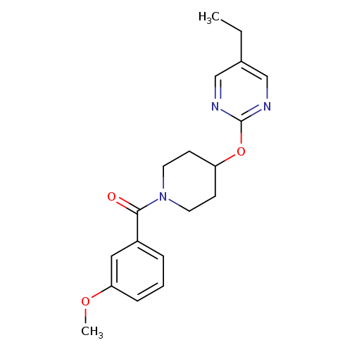5-ethyl-2-{[1-(3-methoxybenzoyl)piperidin-4-yl]oxy}pyrimidine