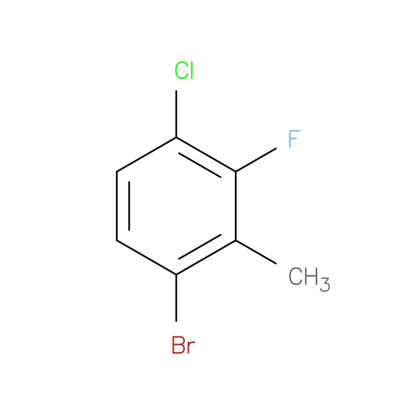 1-Bromo-4-chloro-3-fluoro-2-methylbenzene