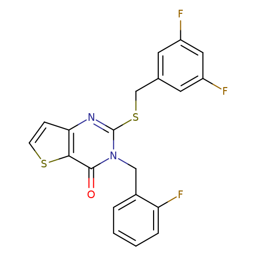 2-{[(3,5-difluorophenyl)methyl]sulfanyl}-3-[(2-fluorophenyl)methyl]-3H,4H-thieno[3,2-d]pyrimidin-4-one