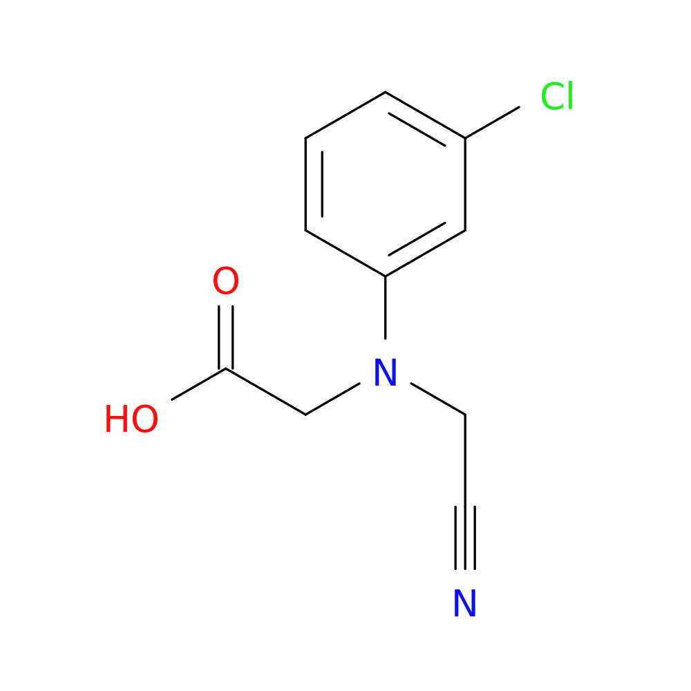 2-[(3-chlorophenyl)(cyanomethyl)amino]acetic acid