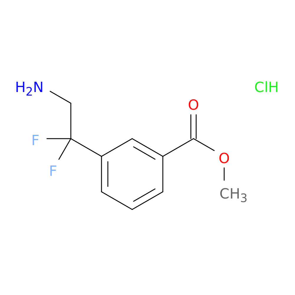 methyl 3-(2-amino-1,1-difluoroethyl)benzoate hydrochloride