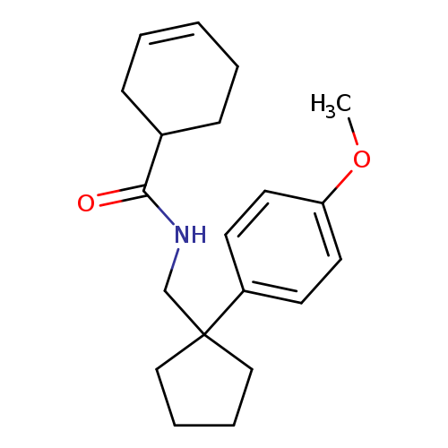 N-{[1-(4-methoxyphenyl)cyclopentyl]methyl}cyclohex-3-ene-1-carboxamide