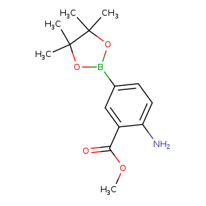 benzoic acid, 2-amino-5-(4,4,5,5-tetramethyl-1,3,2-dioxaborolan-2-yl)-, methyl ester