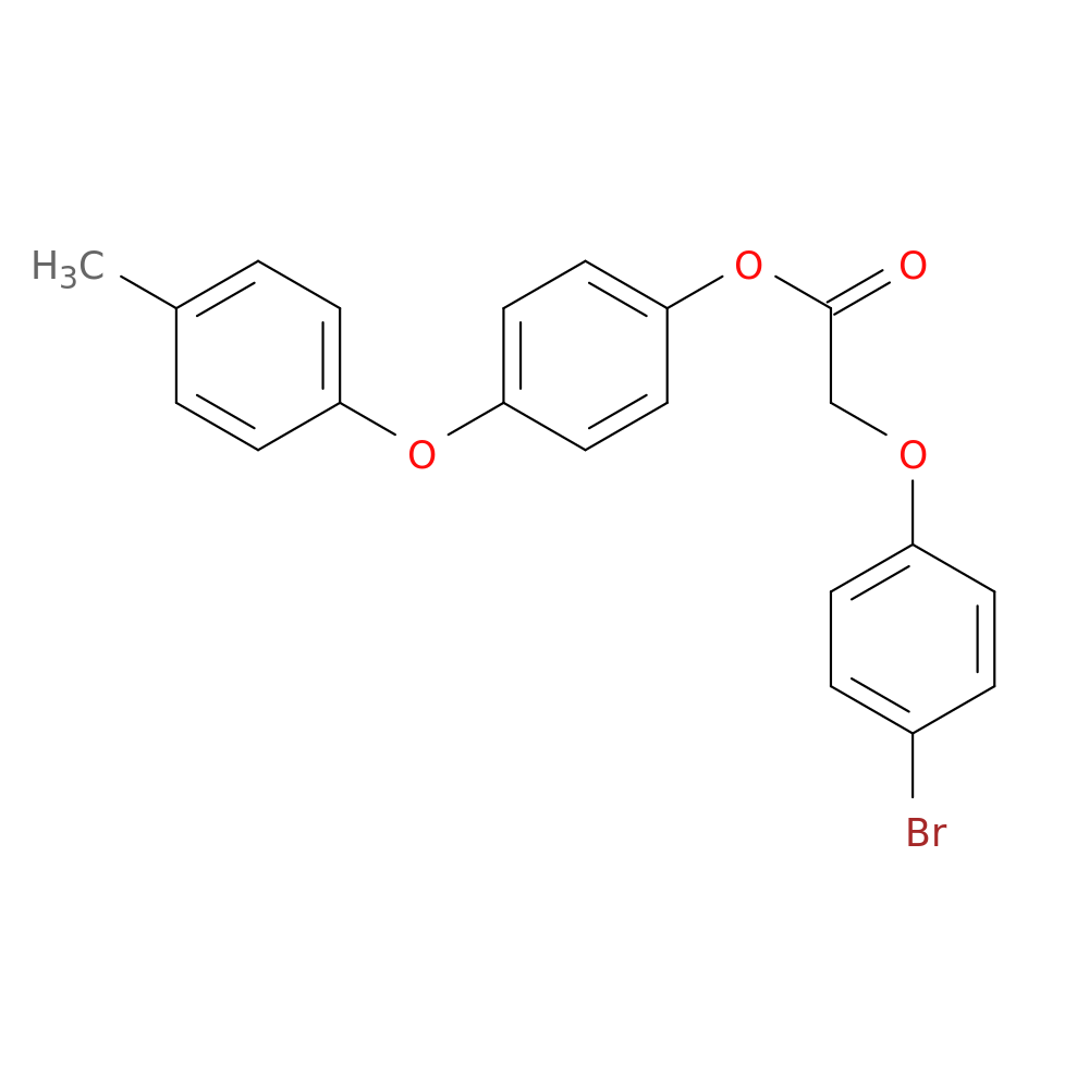 4-(4-methylphenoxy)phenyl 2-(4-bromophenoxy)acetate