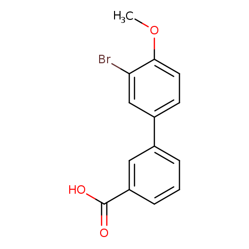 [1,1'-BIPHENYL]-3-CARBOXYLIC ACID, 3'-BROMO-4'-METHOXY-