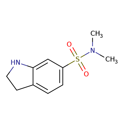 N,N-dimethyl-2,3-dihydro-1H-indole-6-sulfonamide