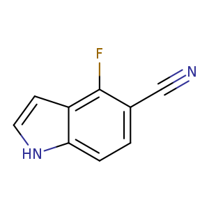 1H-Indole-5-carbonitrile, 4-fluoro-