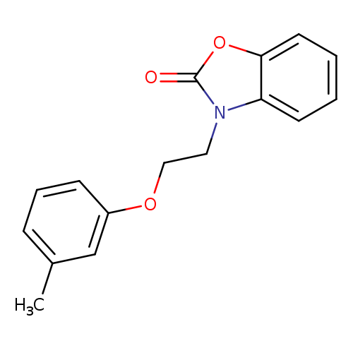3-(2-(3-methylphenoxy)ethyl)-1,3-benzoxazol-2(3H)-one