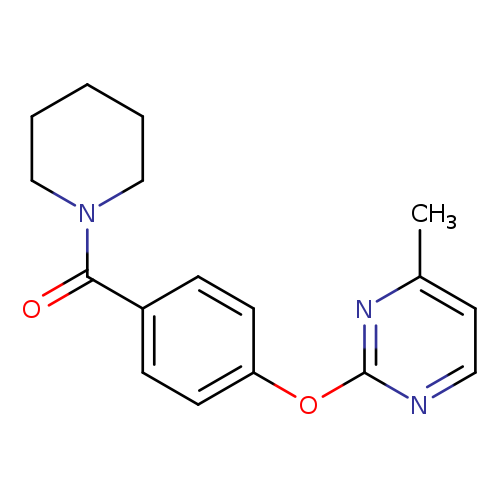 4-methyl-2-[4-(piperidine-1-carbonyl)phenoxy]pyrimidine