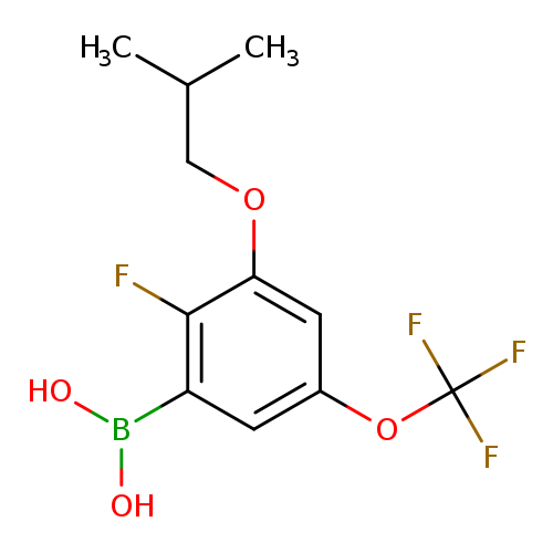 2-Fluoro-3-isobutoxy-5-(trifluoromethoxy)phenylboronic acid