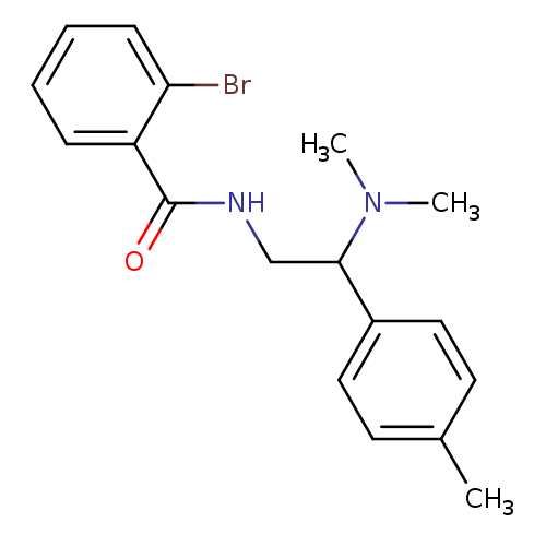 2-bromo-N-[2-(dimethylamino)-2-(4-methylphenyl)ethyl]benzamide