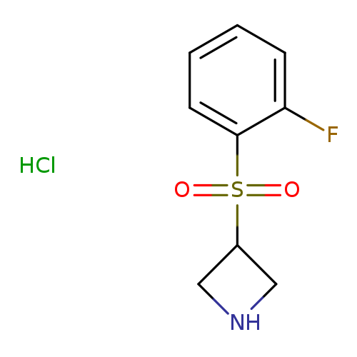 3-(2-fluorobenzenesulfonyl)azetidine hydrochloride