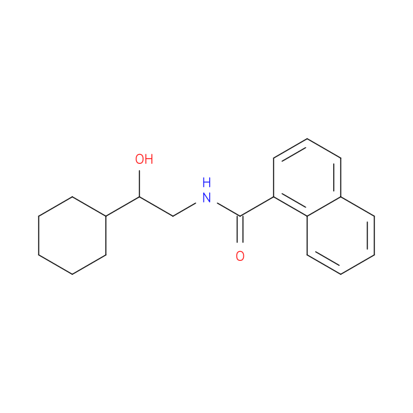 N-(2-cyclohexyl-2-hydroxyethyl)naphthalene-1-carboxamide