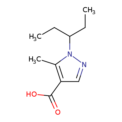5-methyl-1-(pentan-3-yl)-1H-pyrazole-4-carboxylic acid