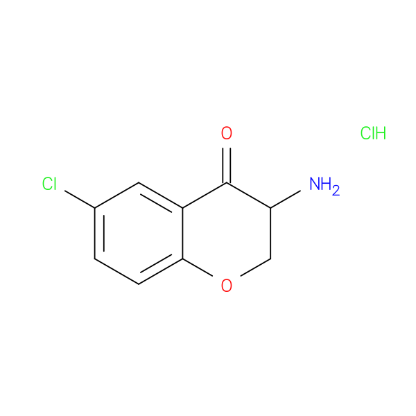 3-Amino-6-chloro-3,4-dihydro-2H-1-benzopyran-4-one hydrochloride